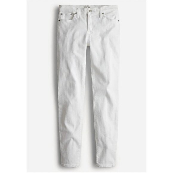 J.Crew Womens $128 Tall 8" Toothpick Jean in White Size T25 A2972 - Picture 1 of 11